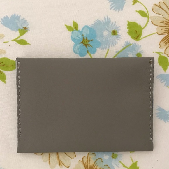 Handmade Genuine Leather Wallet Cardholder - Picture 5 of 5